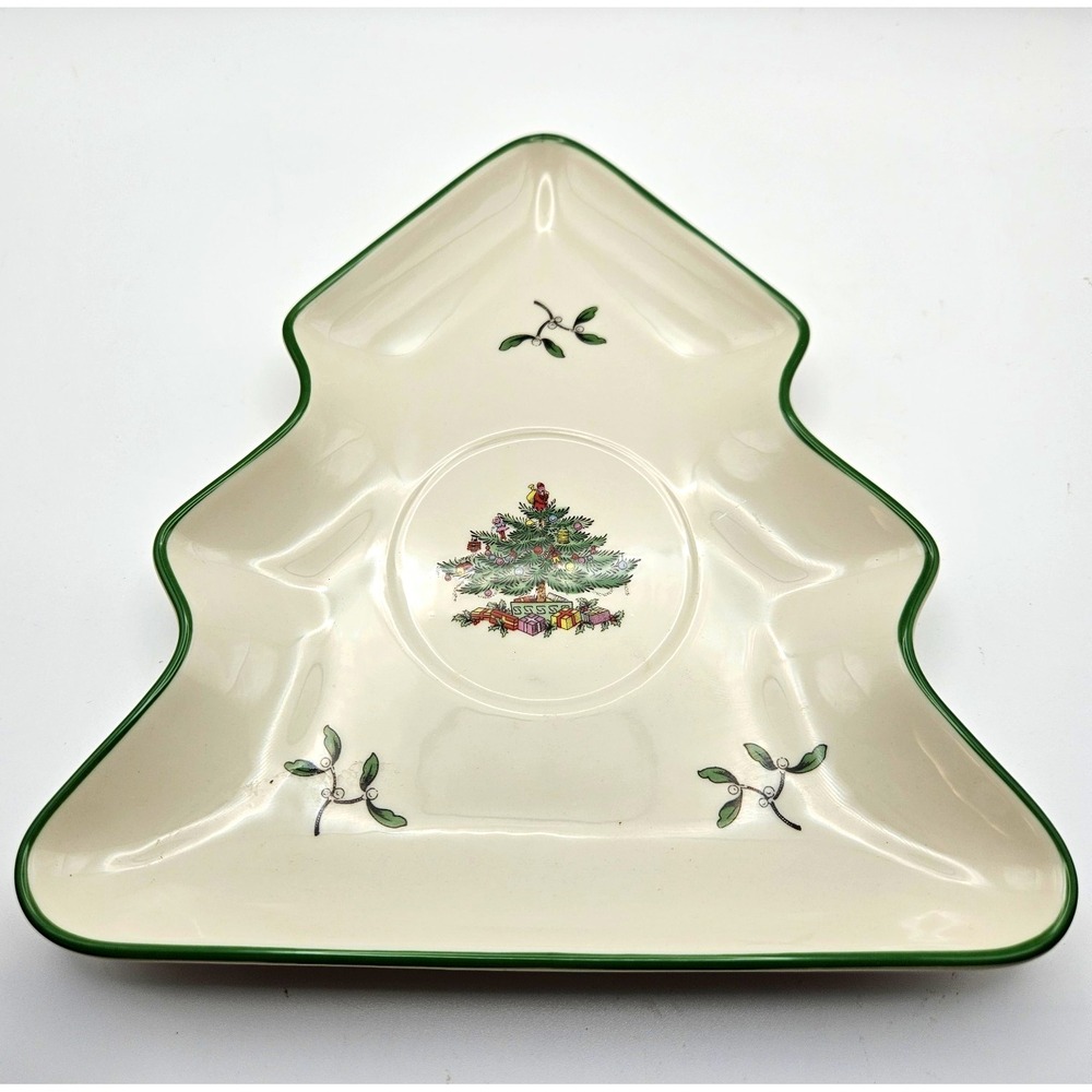 Spode Christmas Tree Tree-Shaped Jumbo Saucer / votive holder  XT5703-XS